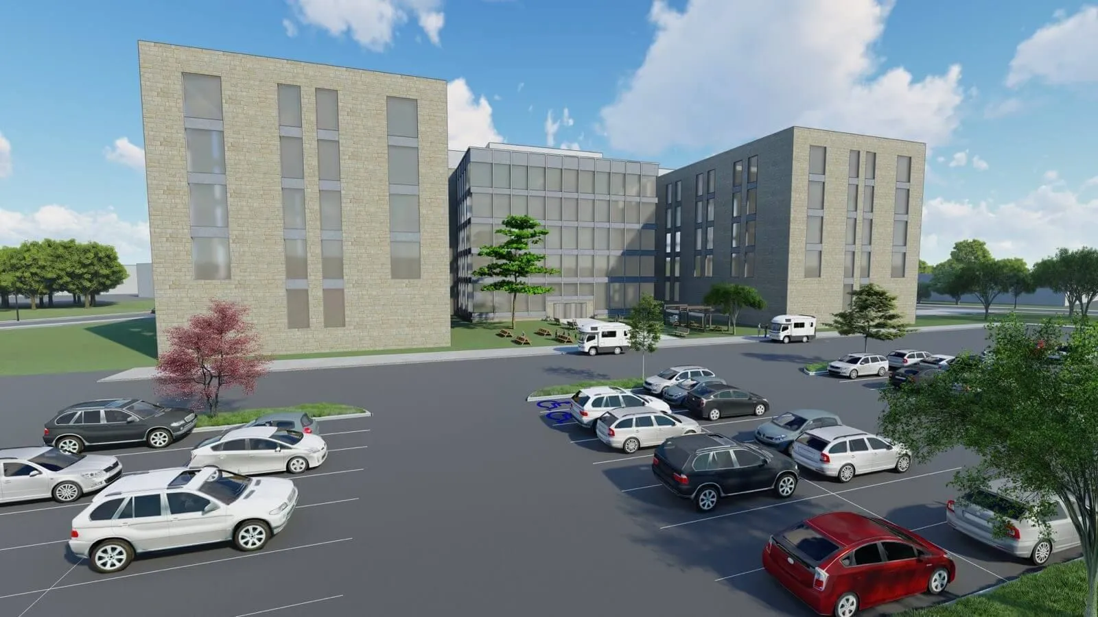 Rendering of new facilities at Humphreys Engineer Center
